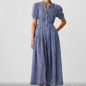 NWT Gap x Doen Gingham Maxi Dress
